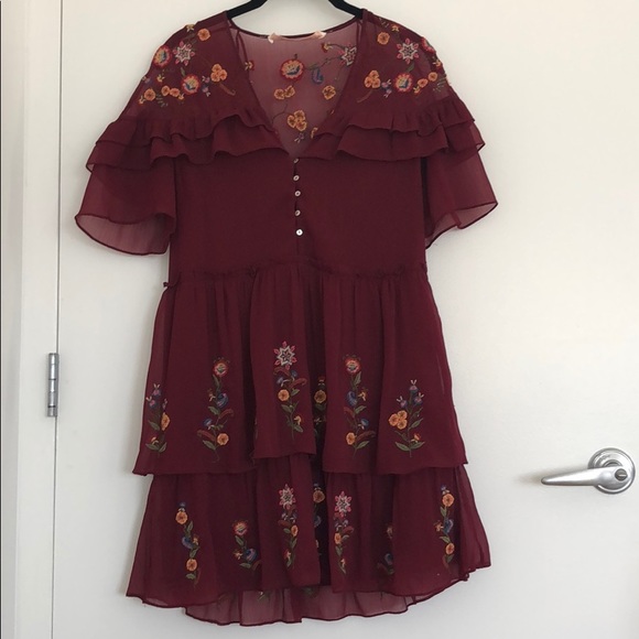 Zara | Dresses | Zara Embroidered Dress | Poshmark